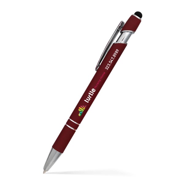 touch screen alpha soft touch pen with stylus staples