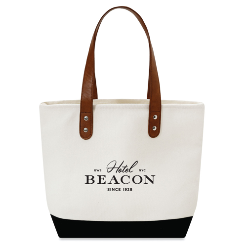 QSB147 Classic Vegan Leather Handle Tote