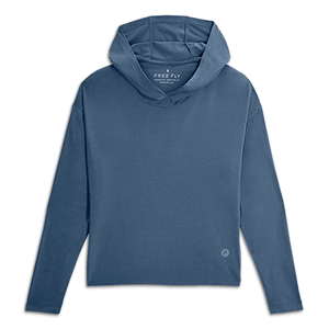 Free Fly Women's Bamboo Shade Crossover Hoodie