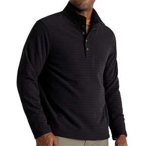 Free Fly Men's Gridback Fleece Snap Pullover
