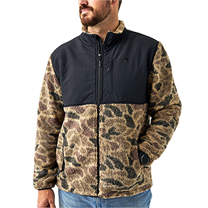 BURLEBO Sherpa Full Zip Jacket
