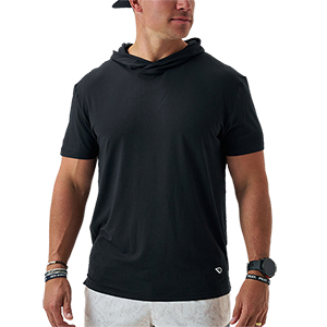 BURLEBO Short Sleeve Performance Hoodie
