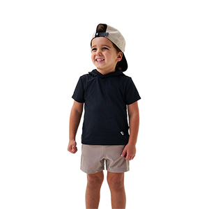 BURLEBO Youth Short Sleeve Performance Hoodie