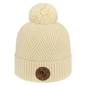 iK8554 | Premium Diagonal Weave Knit Cap with Cuff | Capamerica