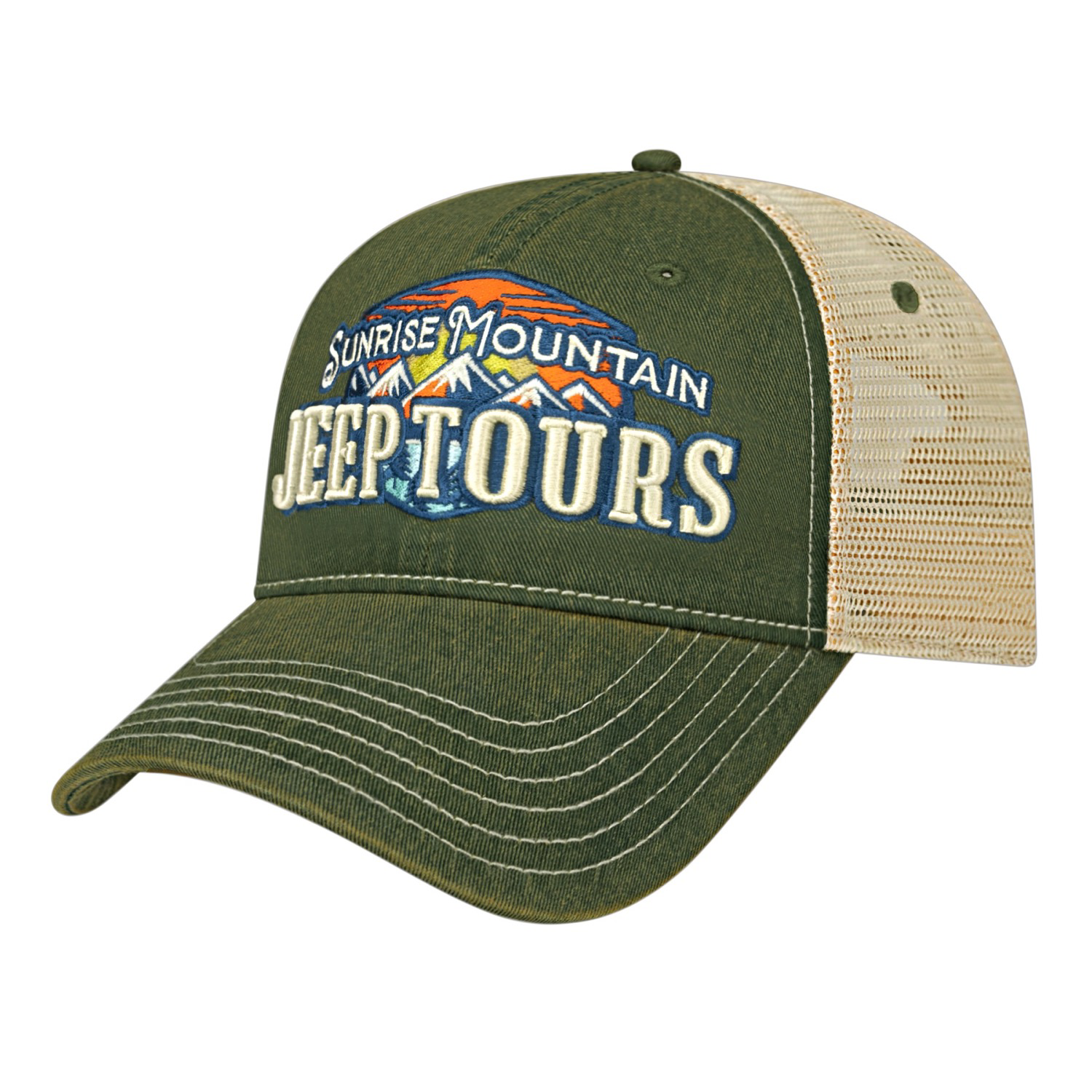 Premium Vintage Washed Mesh Back Cap 10