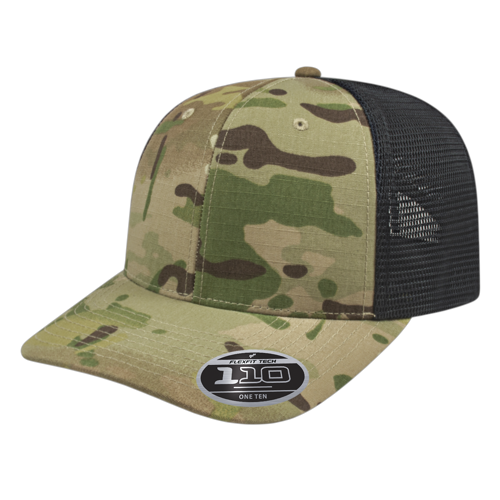 i8513 Flexfit 110® Premium MultiCam® Trucker Mesh Back Cap