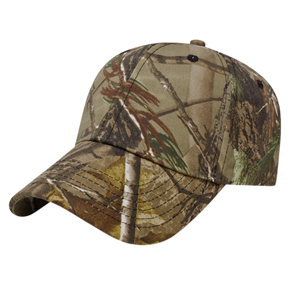 Six Panel Unstructured Camo Cap-Cap America