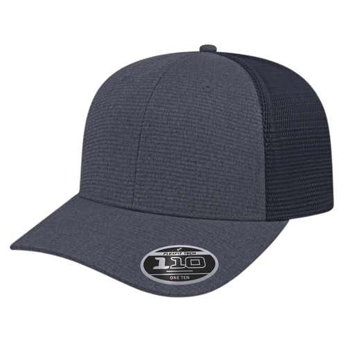 i8525 Flexfit 110® Ribbed Tri-Blend Trucker Mesh Back Cap