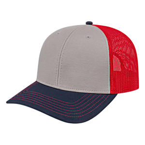 i3028 Modified Flat Bill with Mesh Back Cap | Capamerica