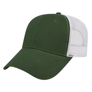 【GRAILZ】FORMAT TRUCKER MESH CAP Blue Mesh BYU Trucker Snapback with Bold Script - Woodn Grail