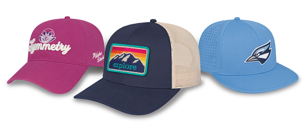 Baseball Caps Hats with Five 3D Embroideries Countries of Americas