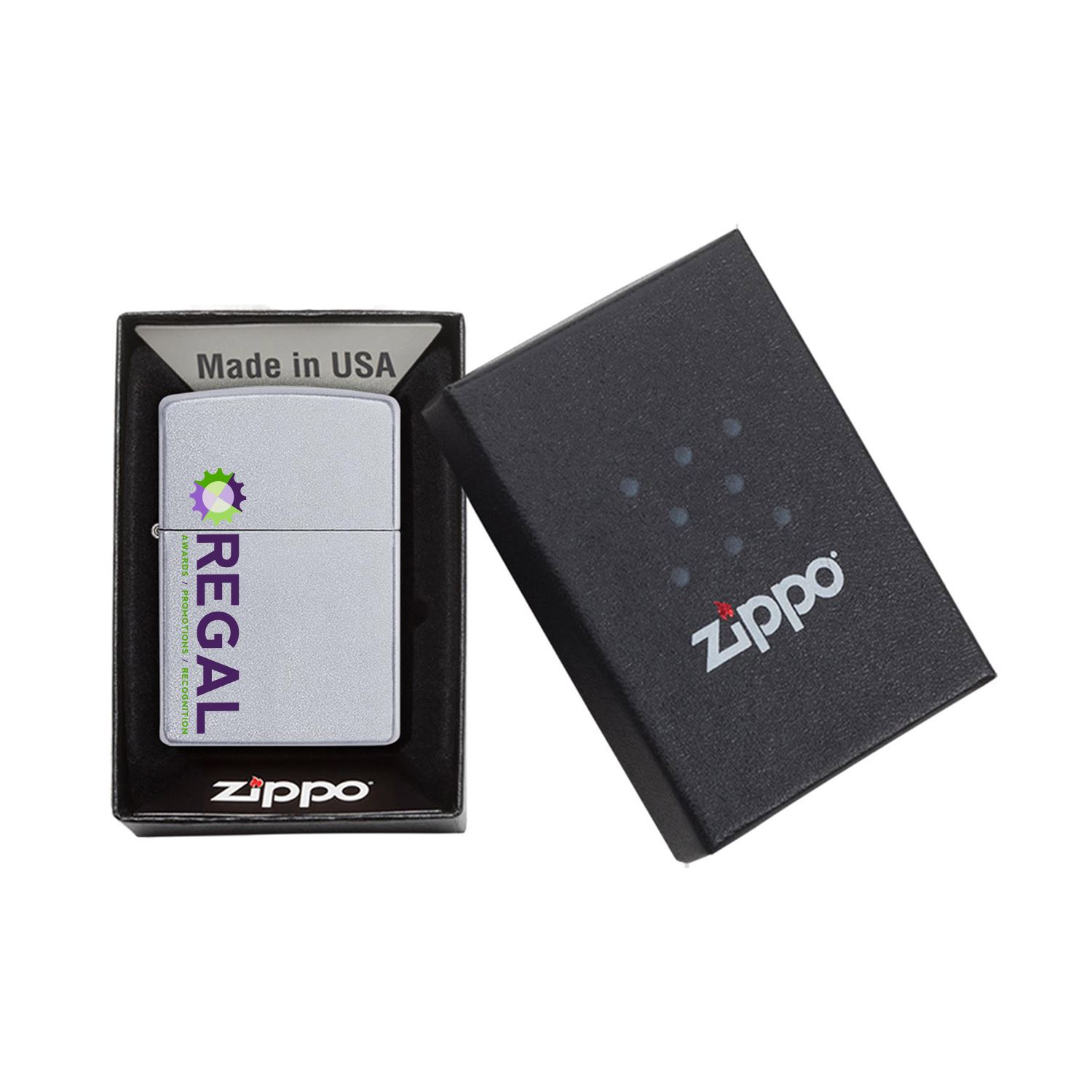 Satin Chrome Zippo® Windproof Lighter 7