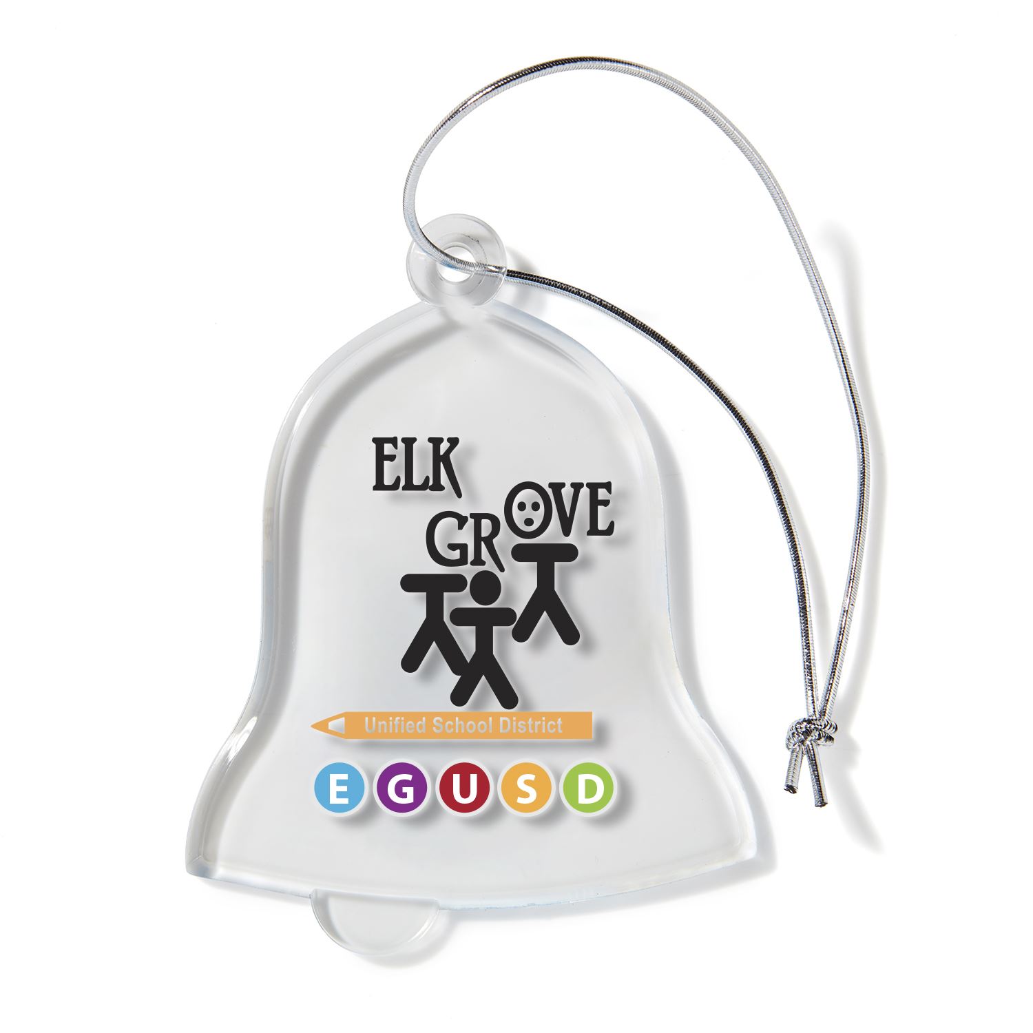 Bell Shaped USA Made Acrylic Ornament 13