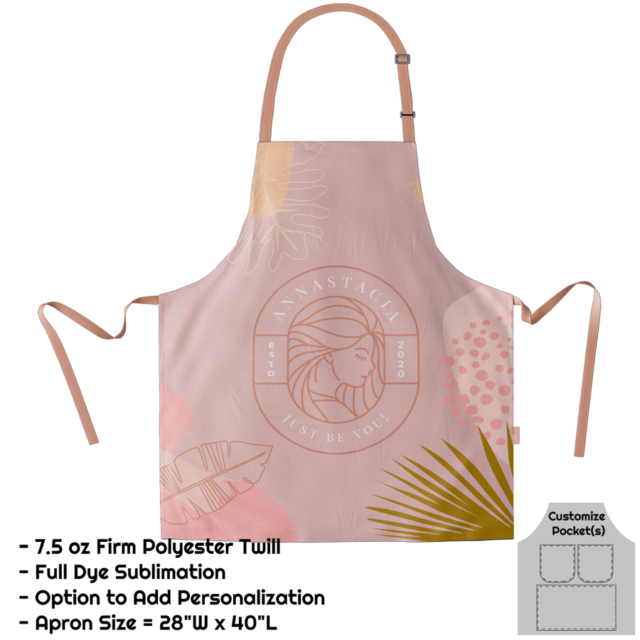 Rush - Poly Twill Sublimation Apron - 28"x40"