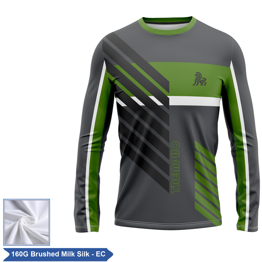 Rush - Unisex & Kids' Sublimation Brushed Milk Silk Long Sleeve T-Shirt - Economy
