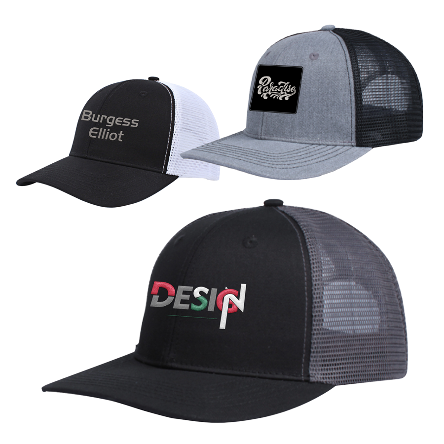 Rush - Cotton Trucker Cap w/ Mesh Back - 6 Panel