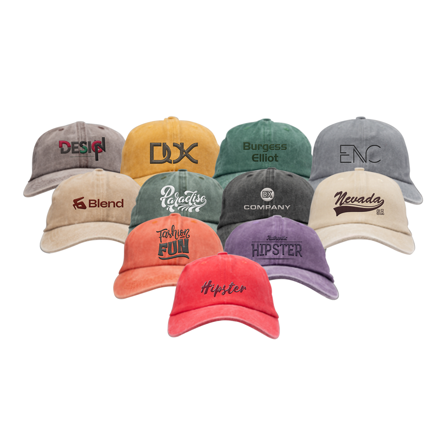 Rush - Washed Cotton Baseball Cap - 6 Panel