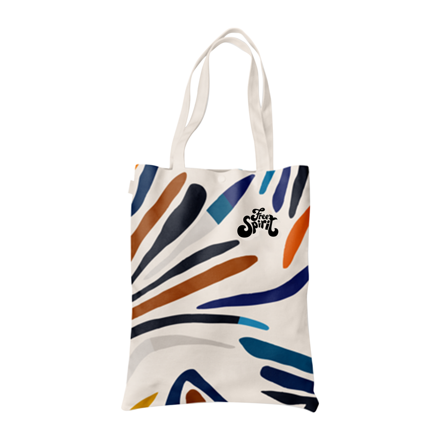 Rush - Sublimation 8 oz Poly Canvas Tote Bag - 13"W x 15"H x