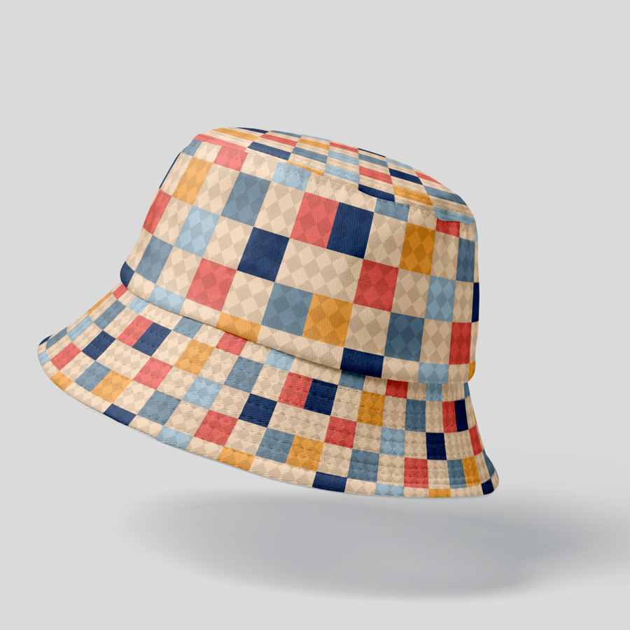 Rush - Polyester Twill Single-Sided Sublimation Bucket Hat