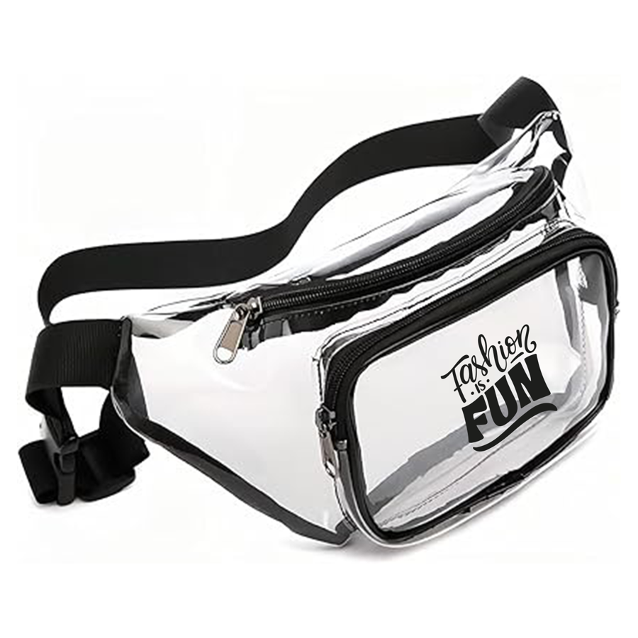 Rush - Transparent Fanny Pack - Zipper Pockets