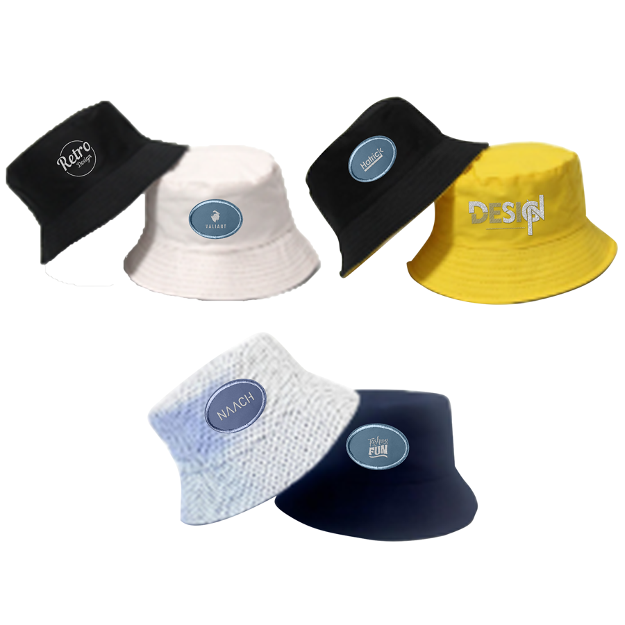 Rush - Reversible Cotton Bucket Hat - 3 Color Options