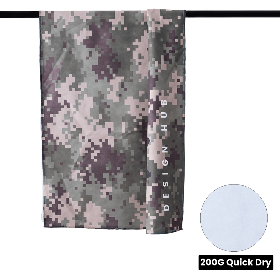 Rush - Sand-Free Quick-Dry Sublimated Beach Towel - 30" x
