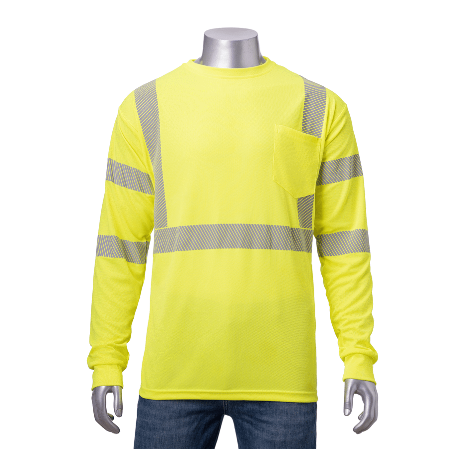 Rush - Long Sleeve Reflective SS T-Shirt - Birdseye Mesh