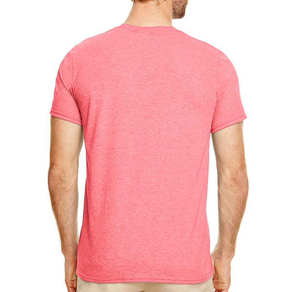 Heather Coral Silk Back