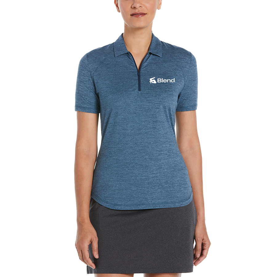 Ladies Double Knit Polo Shirt