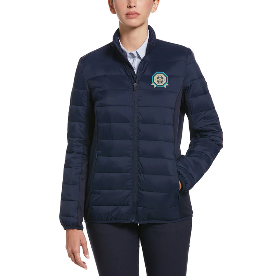 Perry Ellis Ladies Full-Zip Puffer