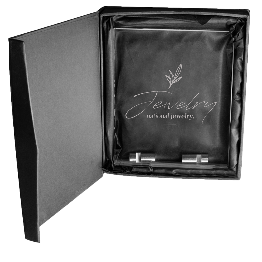 Compact Chroma Glass Award with Dual Stand