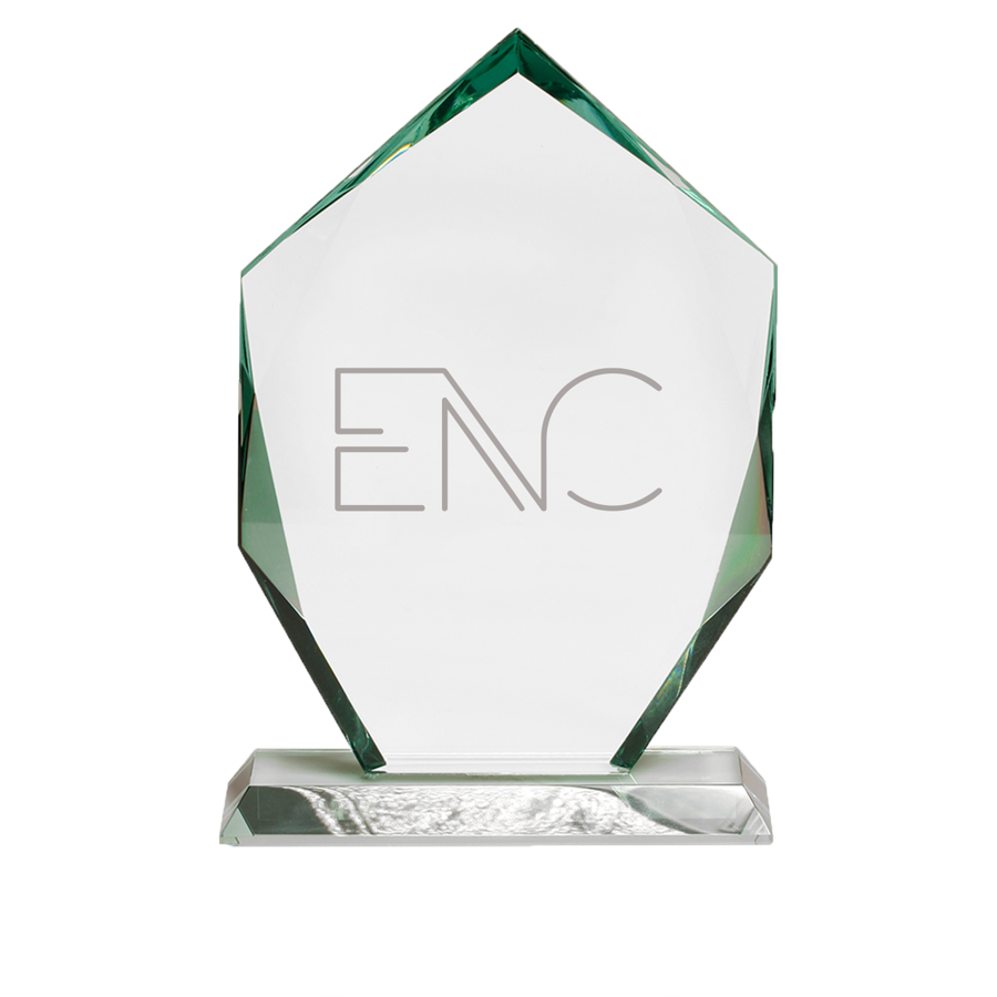 Shield-Shaped Glass Recognition Award