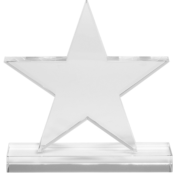 Star-Shaped Glass Recognition Award