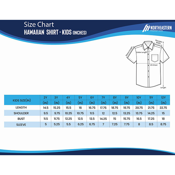 Size Chart - Kids