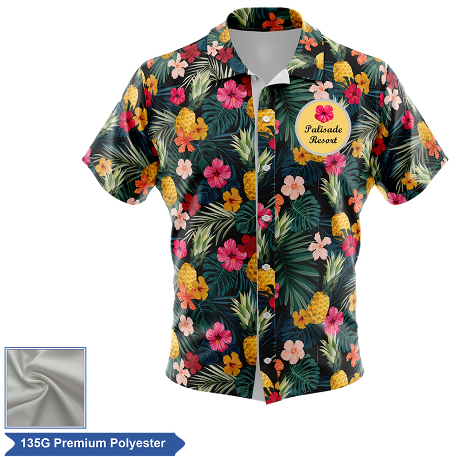 Unisex & Kids' Sublimation Full-Button Poly Shirt