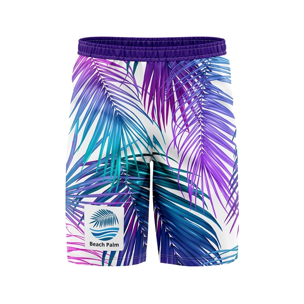 Men's & Kids' Sublimation Board Shorts - 140G 4-Way Stretch Polyester