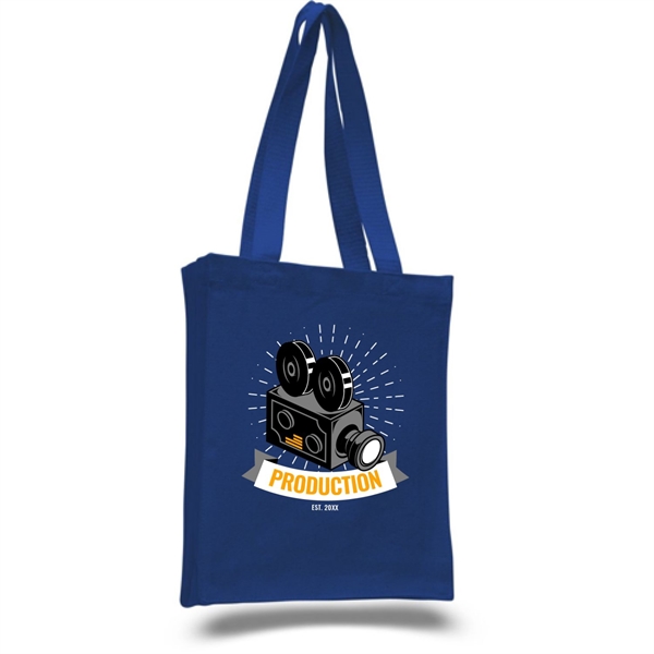 Sublimation 12 oz Poly Canvas Tote Bag - 18.5"W x 14.5"H x