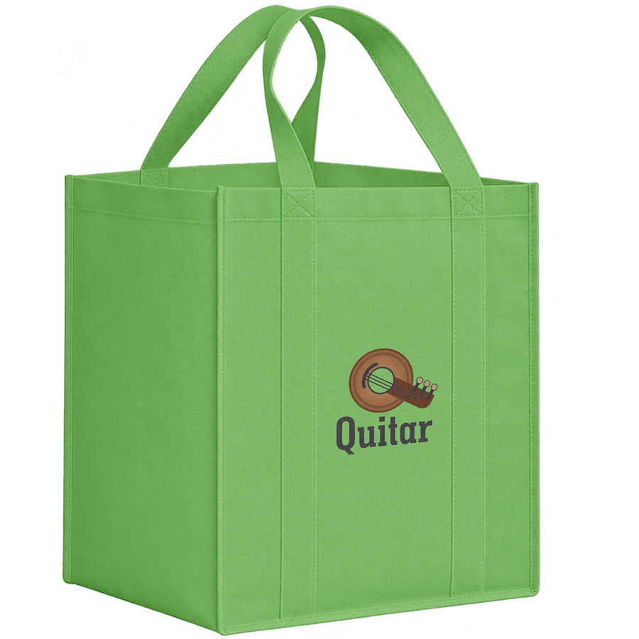RPET 80 GSM PP Non-Woven Tote Bag w/ Custom Print - 13"W x