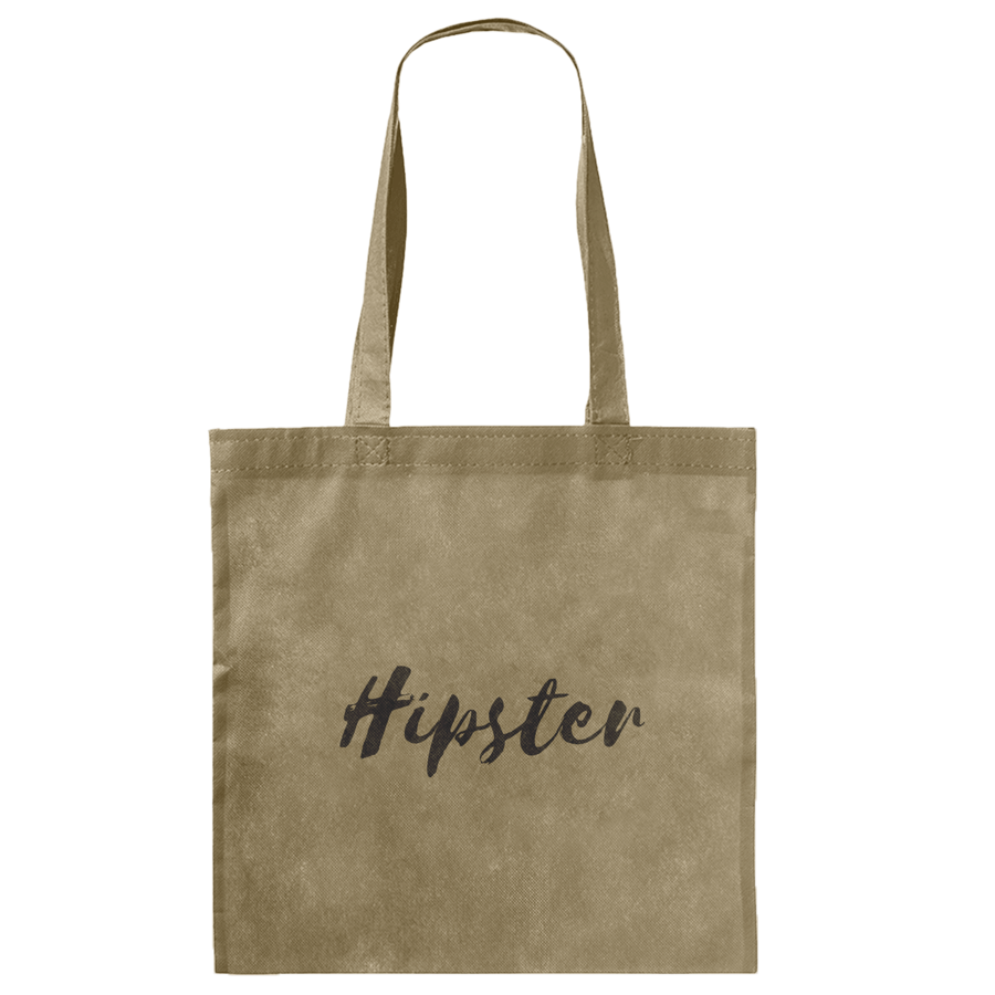 Solid Color RPET 80G Non-Woven PP Tote Bag - 13.5"x14.5"