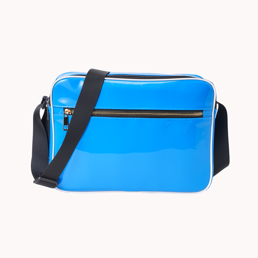 Patent Pleather Retro Shoulder Bag 6.5L