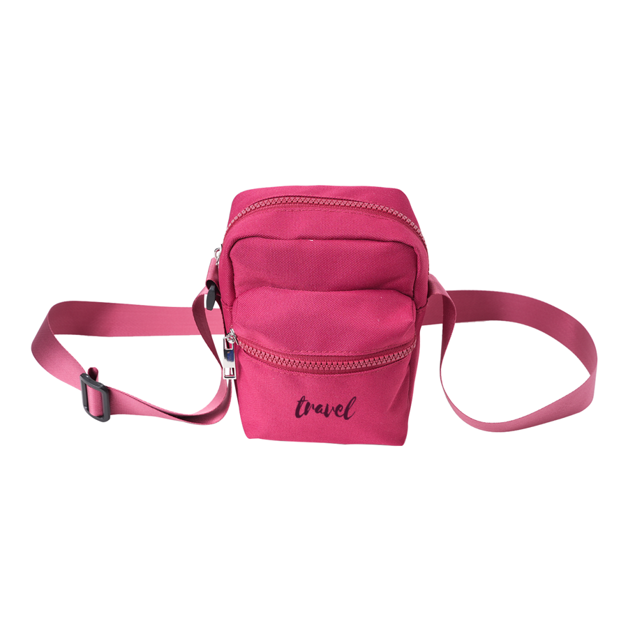 600D RPET Mini Crossbody - 6.5" x 4.75" x 2.5"