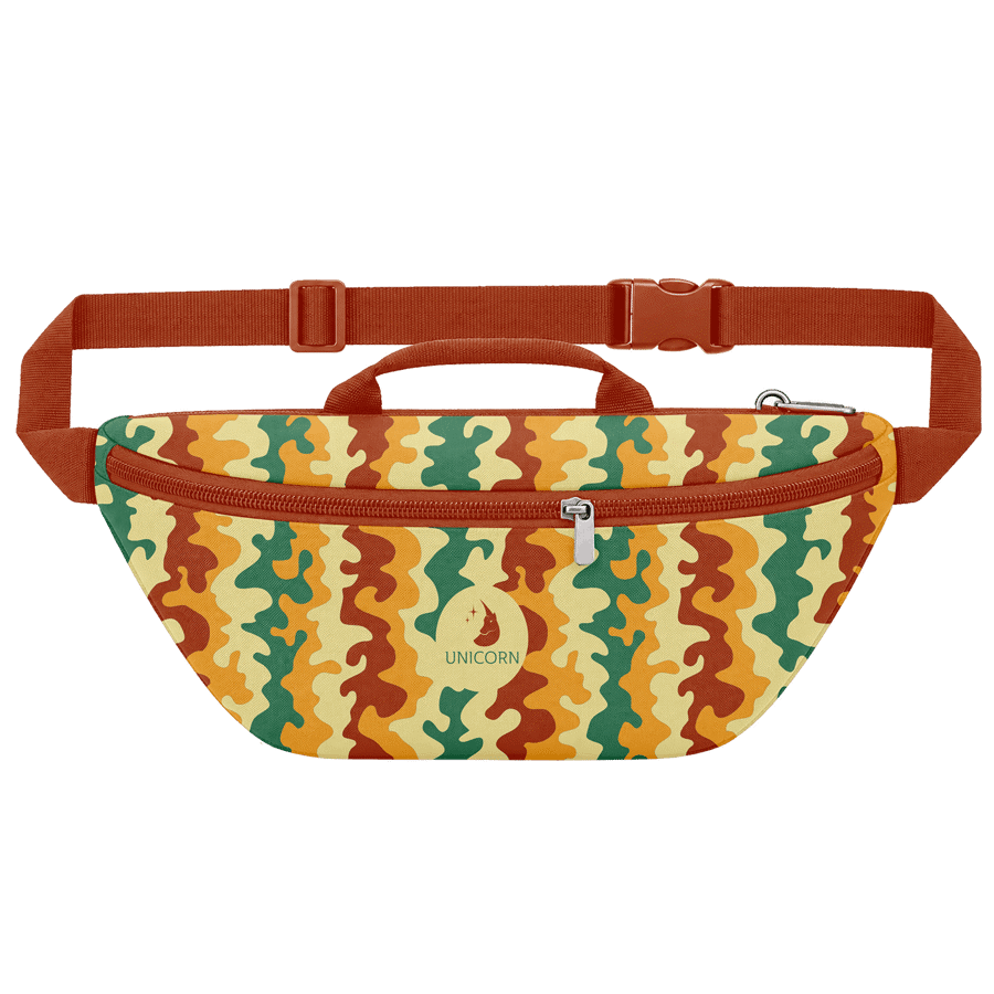 RPET Sublimation 600D Daily Stash Belt Bag 2.5L