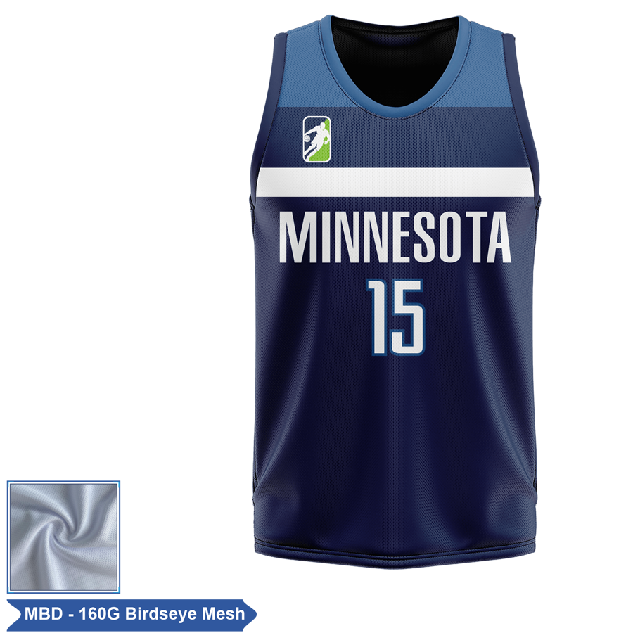 Unisex & Kids' Sublimation Basketball Jersey - 160G Birdseye