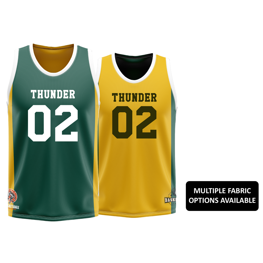Unisex & Kids Sublimation Reversible Basketball Jersey