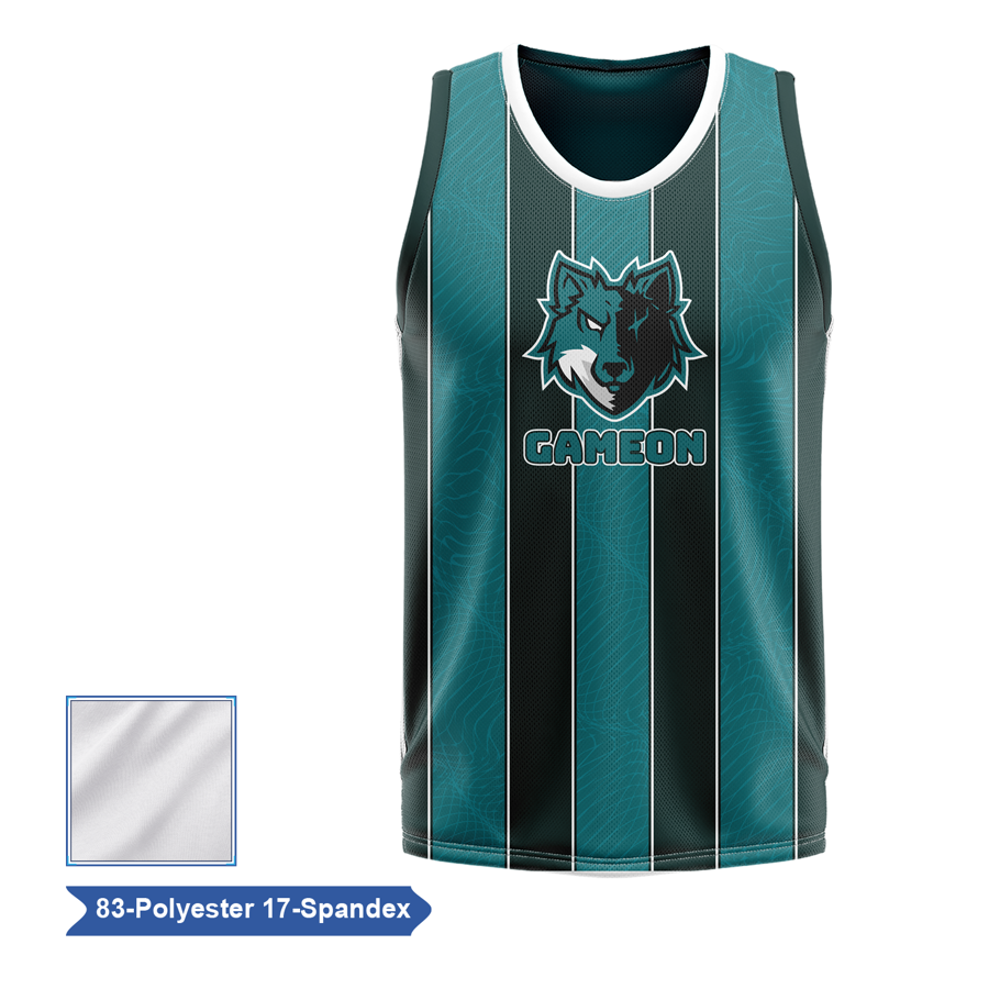 Sublimation Premium Poly Spandex Basketball Jersey - Men