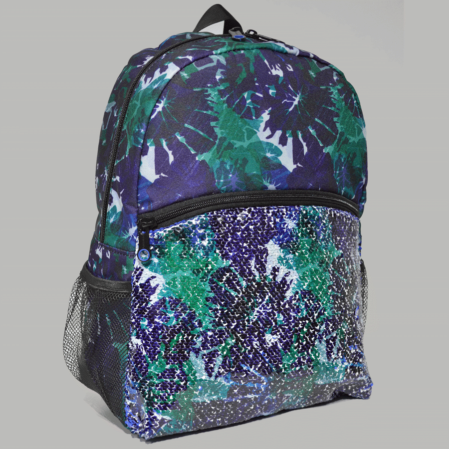 Premium Sublimation Backpack w/ Sequin Pocket