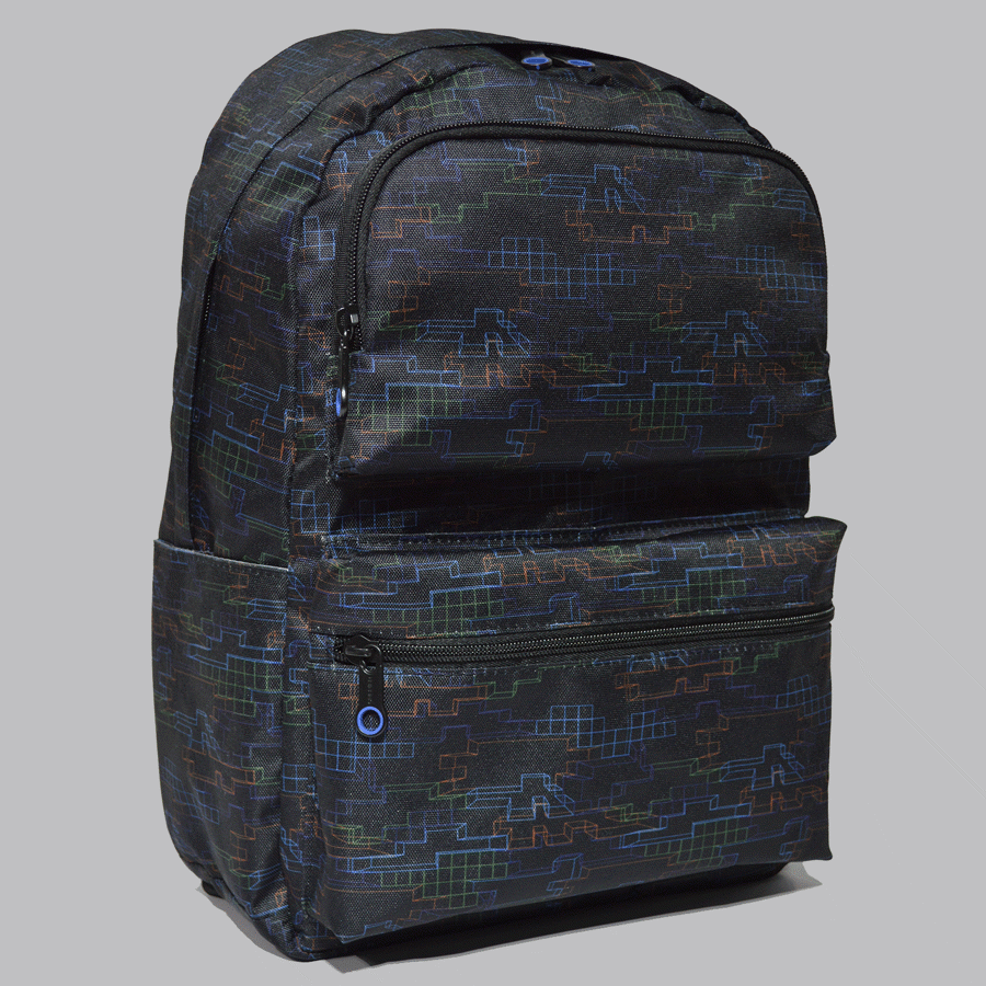 Premium Sublimation Backpack w/ 2 Zippered Pockets