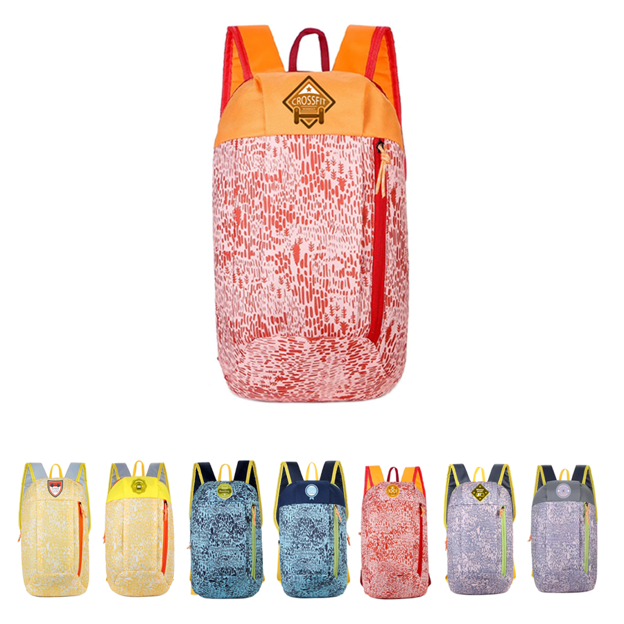 Stock Brushstroke Waterproof Nylon Backpack - 15.8x8.7x4 in