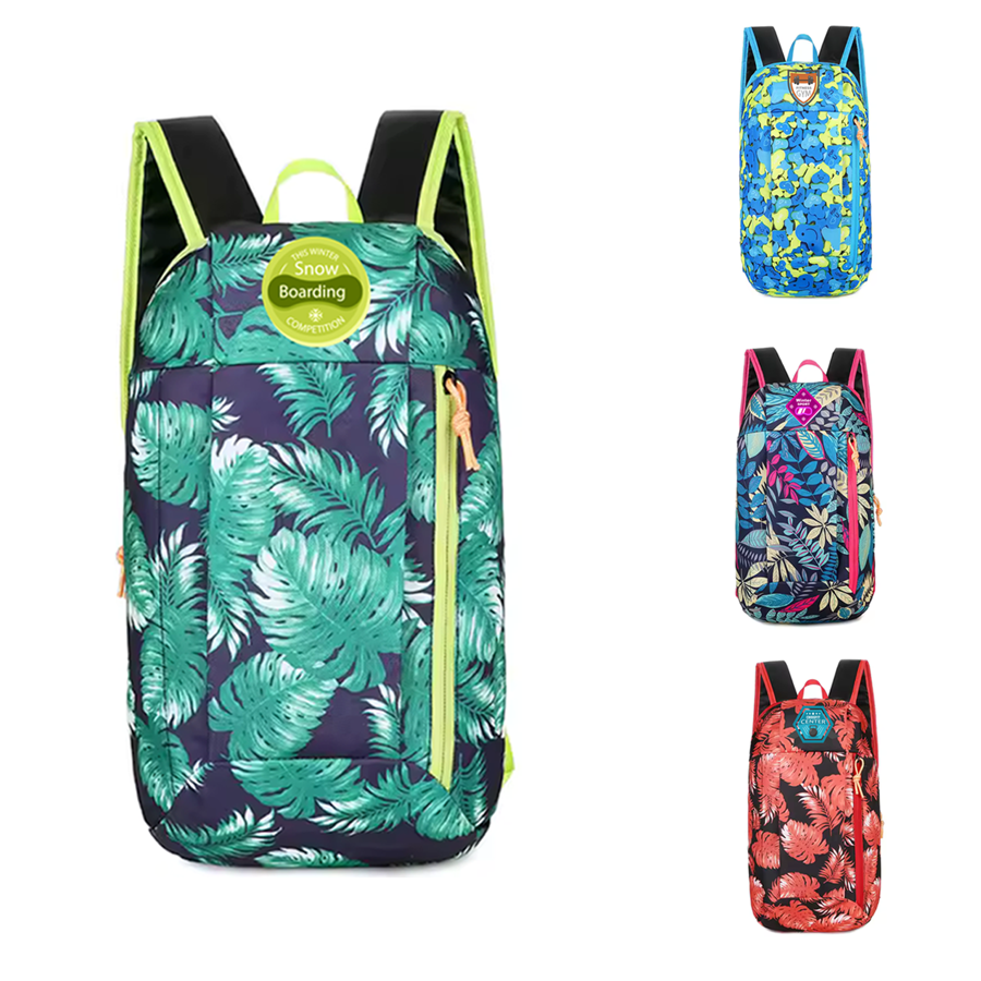 Stock Tropics Waterproof Nylon Backpack - 15.8x8.7x4 in