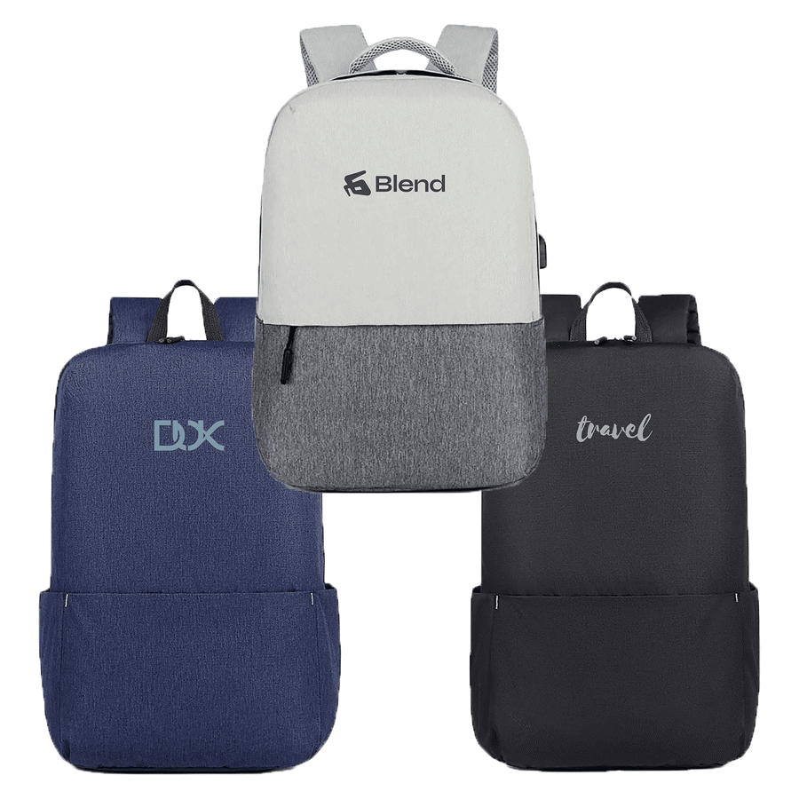 Stock UrbanFlex Waterproof Oxford Backpack -16.2x11.4x6.3 in